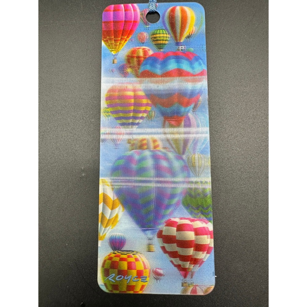 3D‎ Hot Air Balloon Bookmark Lenticular Colorful Reading Accessory